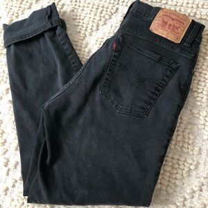 Vintage 550 black denim Levis